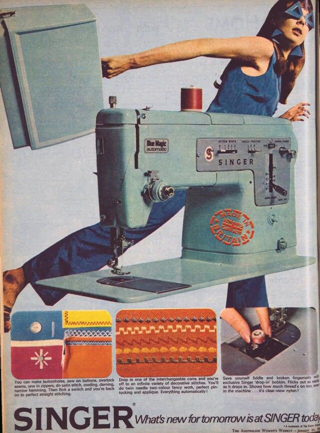 Vintage Singer advertisement